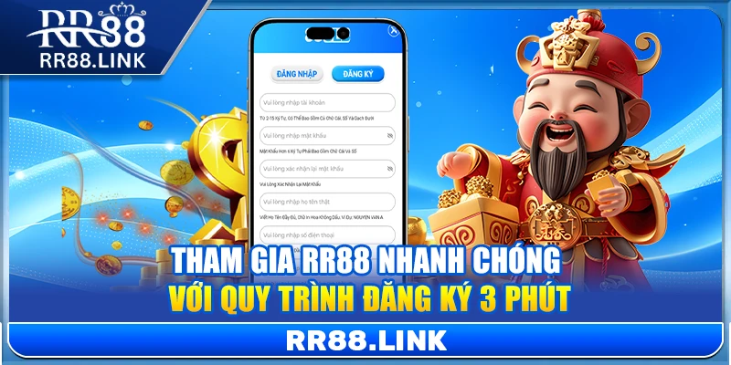 Tham gia RR88 nhanh chóng với quy trình đăng ký 3 phút
